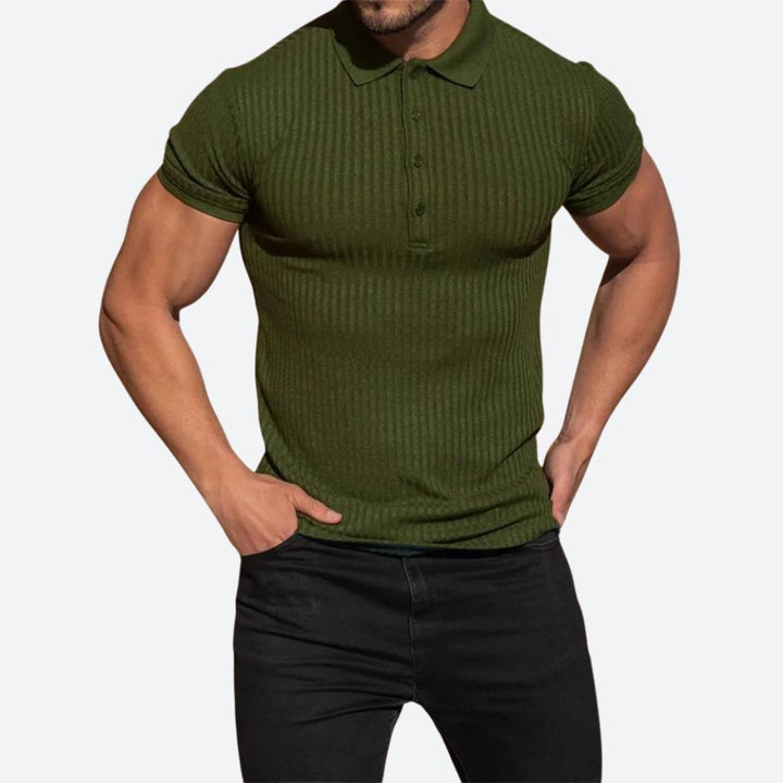 Stylish short-sleeve polo shirt - Clarence