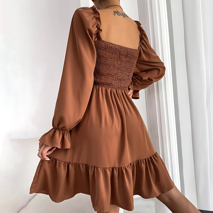 ARIA - Robe élégante avec volants raffinés