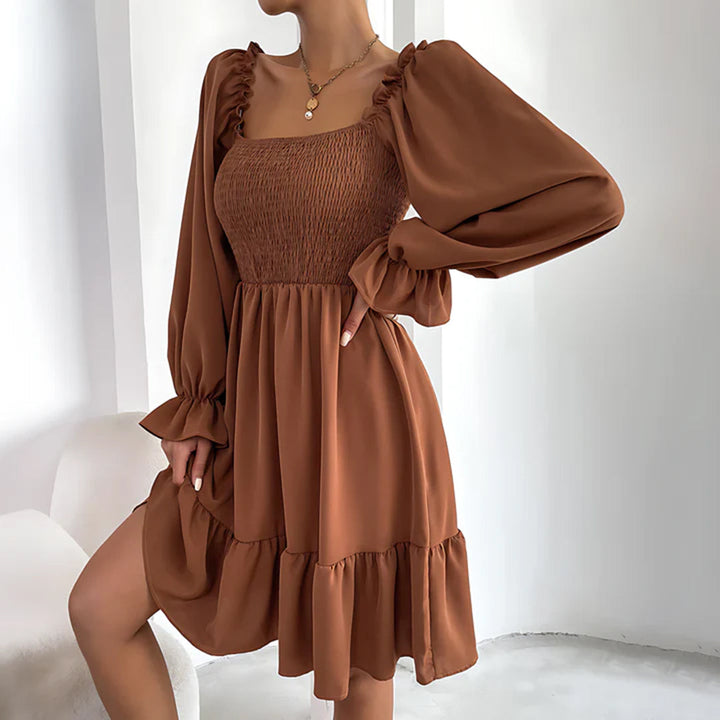 ARIA - Robe élégante avec volants raffinés