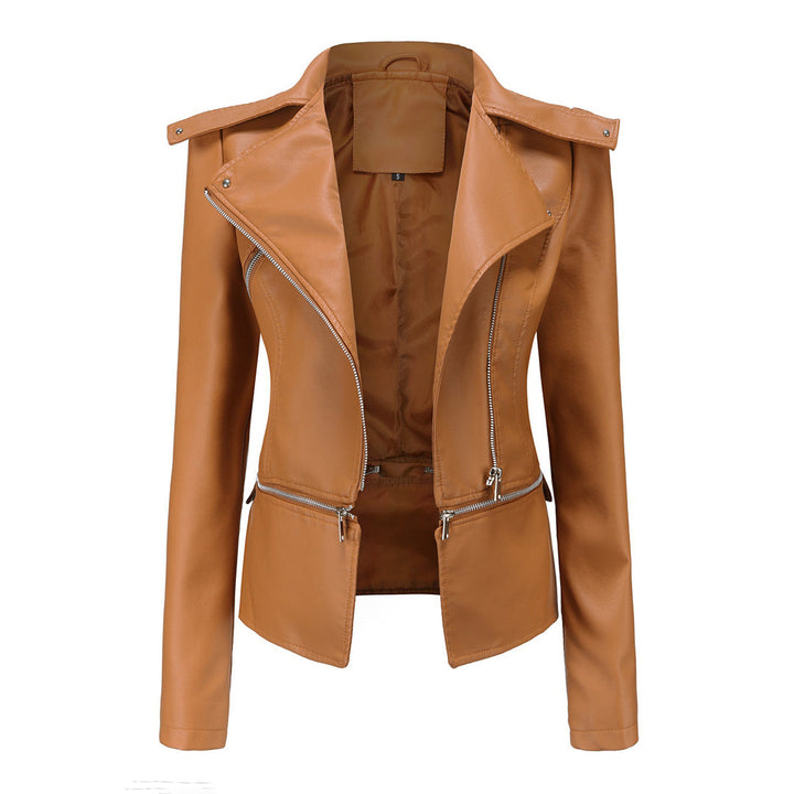 Chic Leather Jacket by ALOJZIJA