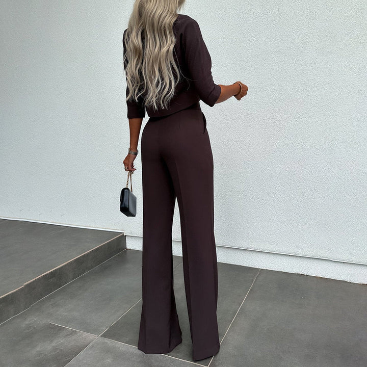 FIONA - Ensemble élégant en tweed au design raffiné
