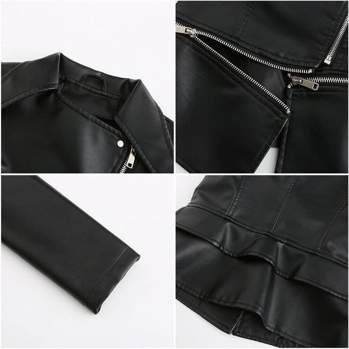 Chic Leather Jacket by ALOJZIJA
