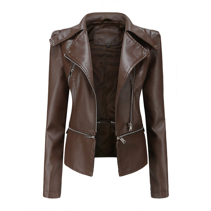 Chic Leather Jacket by ALOJZIJA