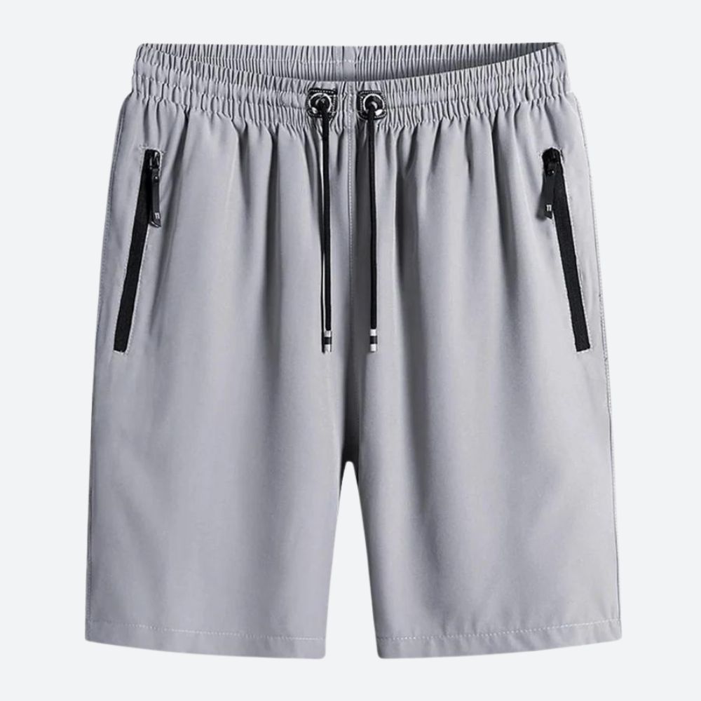 Shorts de loisirs pour hommes stylés avec cordon de serrage confortable - Darel