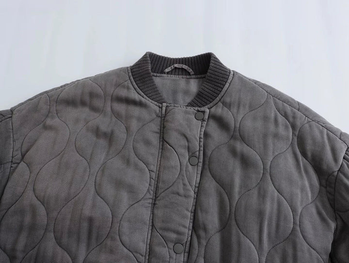 Alice™ - Lockere Bomberjacke aus Baumwolle