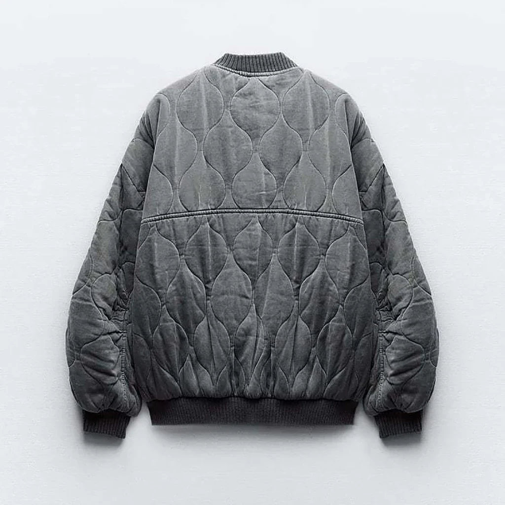 Alice™ - Lockere Bomberjacke aus Baumwolle