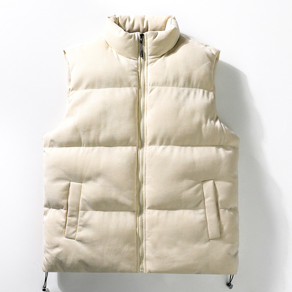 KAWIKA - Stilvolle ärmellose Strickjacke für den modernen Mann