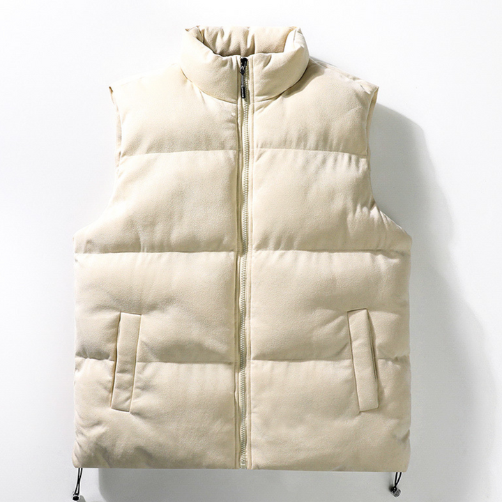 KAWIKA - Stilvolle ärmellose Strickjacke für den modernen Mann