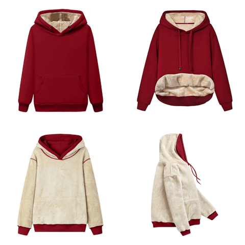 Marie™ - Sweat à capuche réversible en microfibre