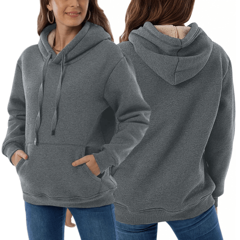 Marie™ - Sweat à capuche réversible en microfibre
