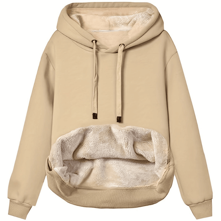 Marie™ - Sweat à capuche réversible en microfibre