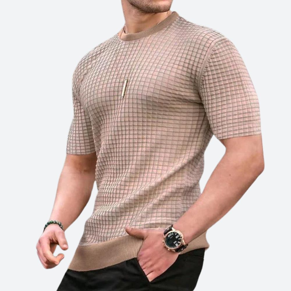T-shirt gaufré 3D stylé - Édition Grego
