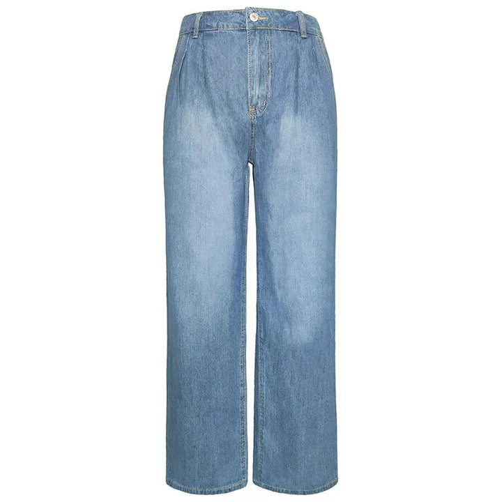 Stylische, weite Jeans - lässiger blauer Denim - ideal für jeden Tag