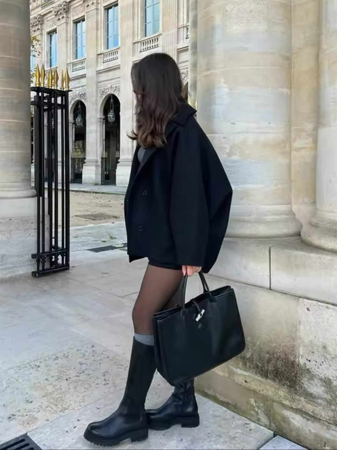 Amélie™ - Wollmantel in Übergröße