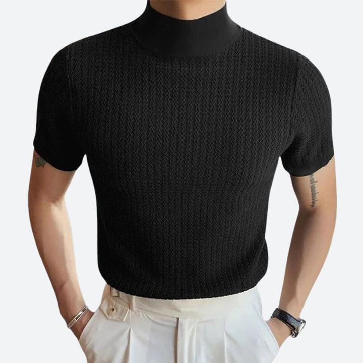 T-shirt côtelé stylé et élégant pour hommes - Josh