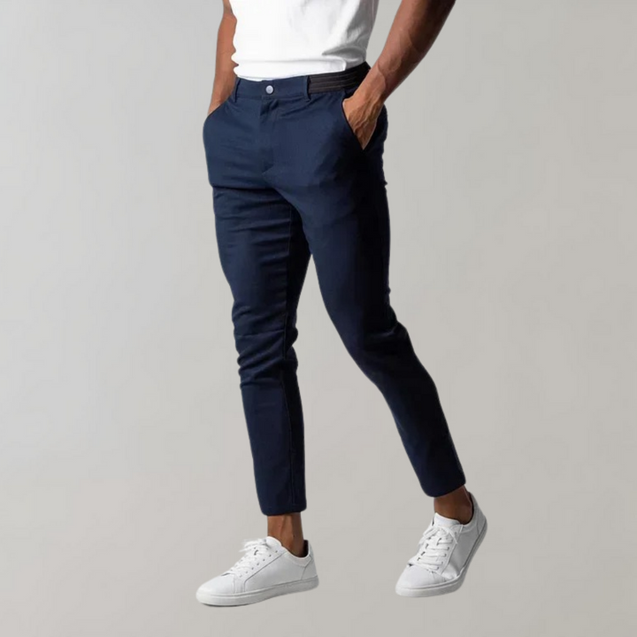 Pantalon chino Leonardo élégant pour l'homme soucieux de la mode