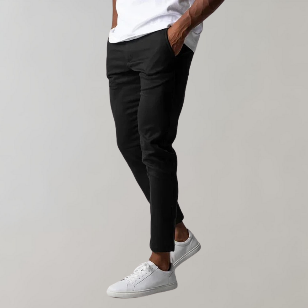 Pantalon chino Leonardo élégant pour l'homme soucieux de la mode