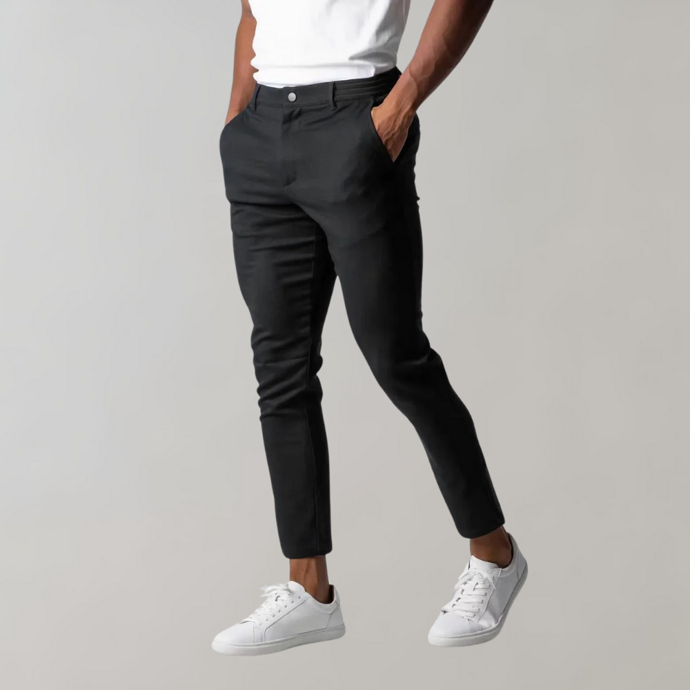 Pantalon chino Leonardo élégant pour l'homme soucieux de la mode