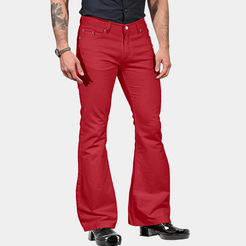 Linn - Pantalons évasés tendance pour hommes