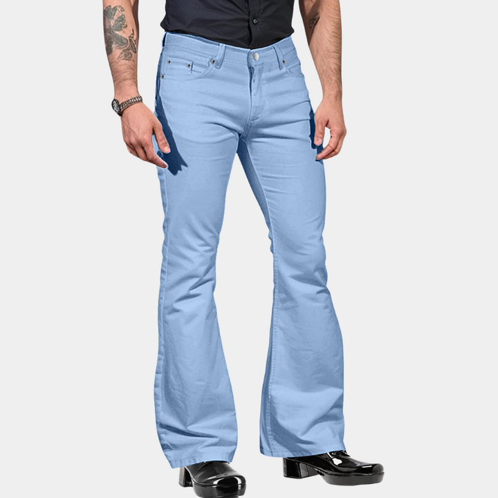 Linn - Pantalons évasés tendance pour hommes
