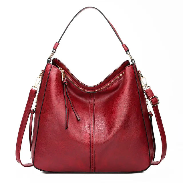 Jacky - Sac d'été élégant et spacieux en cuir pour femmes