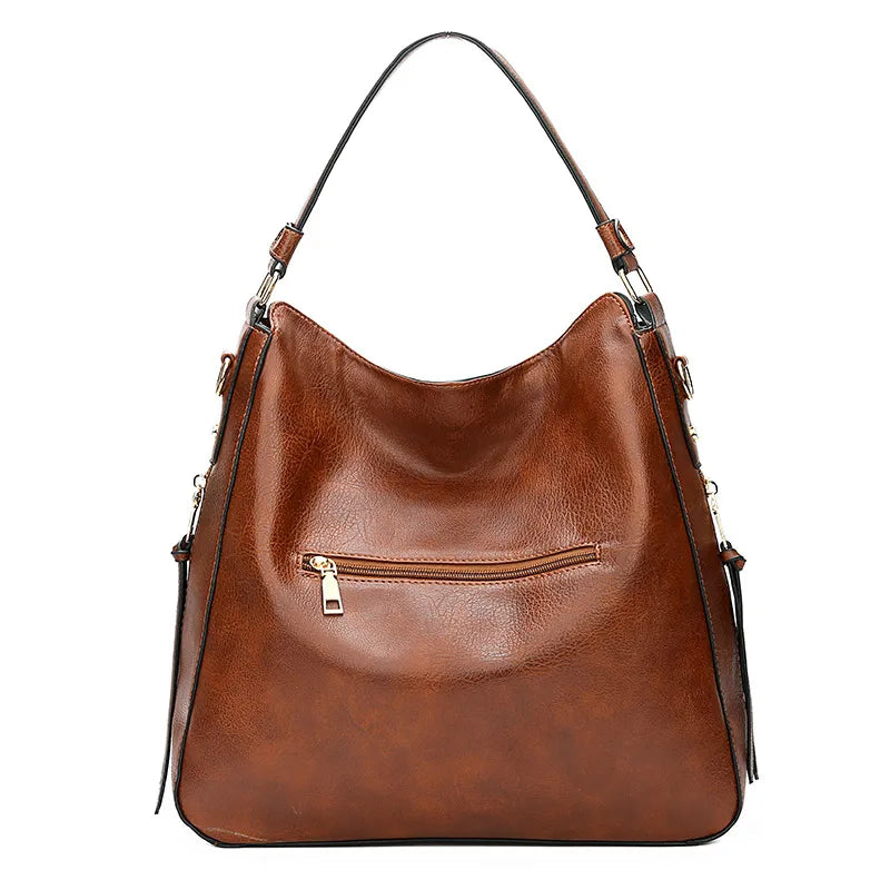 Jacky - Sac d'été élégant et spacieux en cuir pour femmes