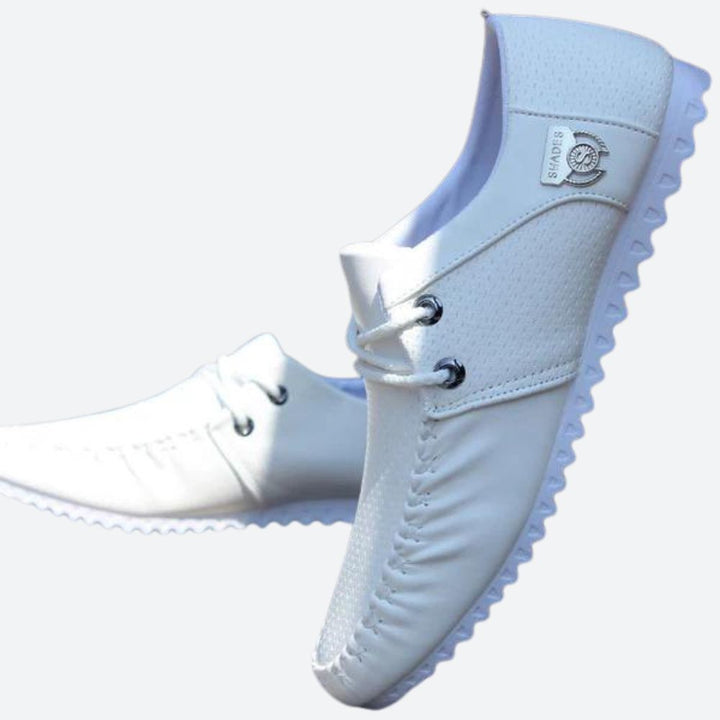 Chaussures blanches stylées et respirantes pour hommes - Marlo