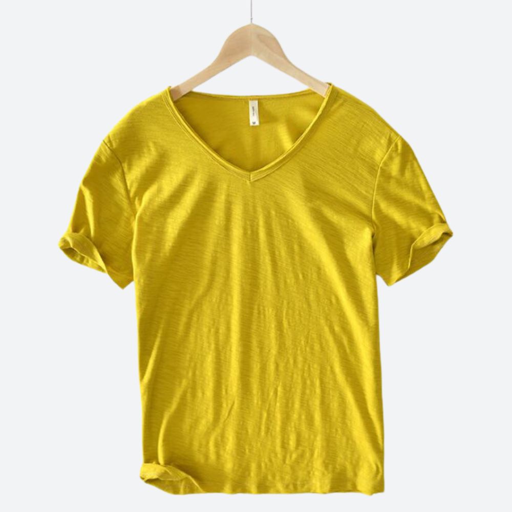 T-shirt d'été rafraîchissant et confortable en coton et lin - Maxx