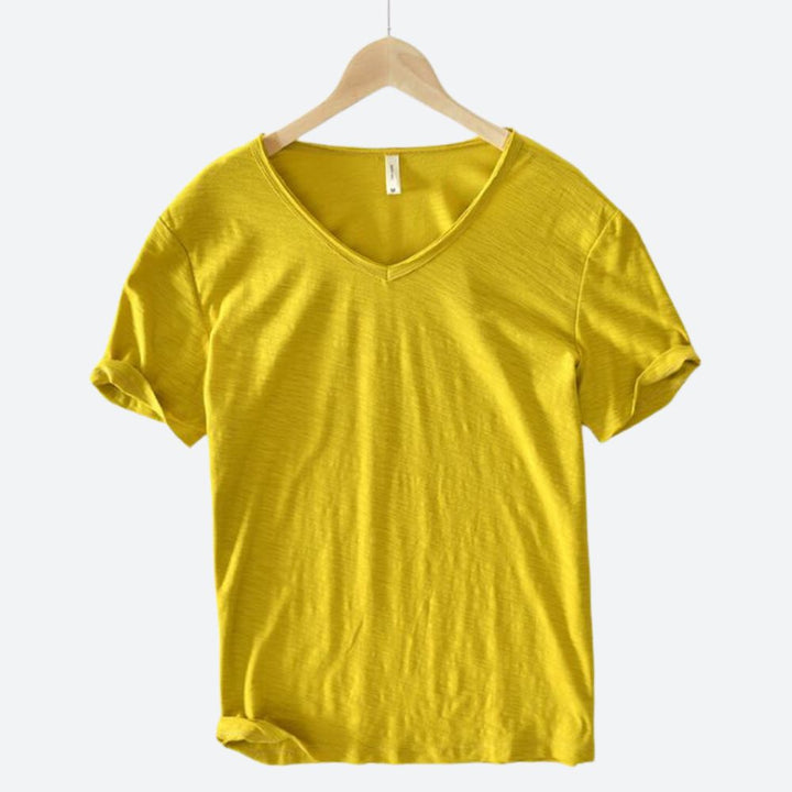 T-shirt d'été rafraîchissant et confortable en coton et lin - Maxx