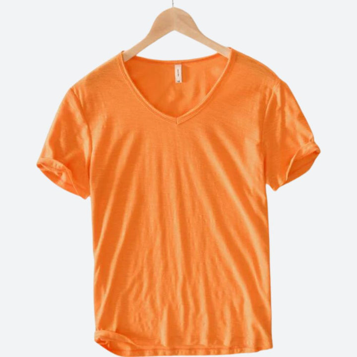 T-shirt d'été rafraîchissant et confortable en coton et lin - Maxx