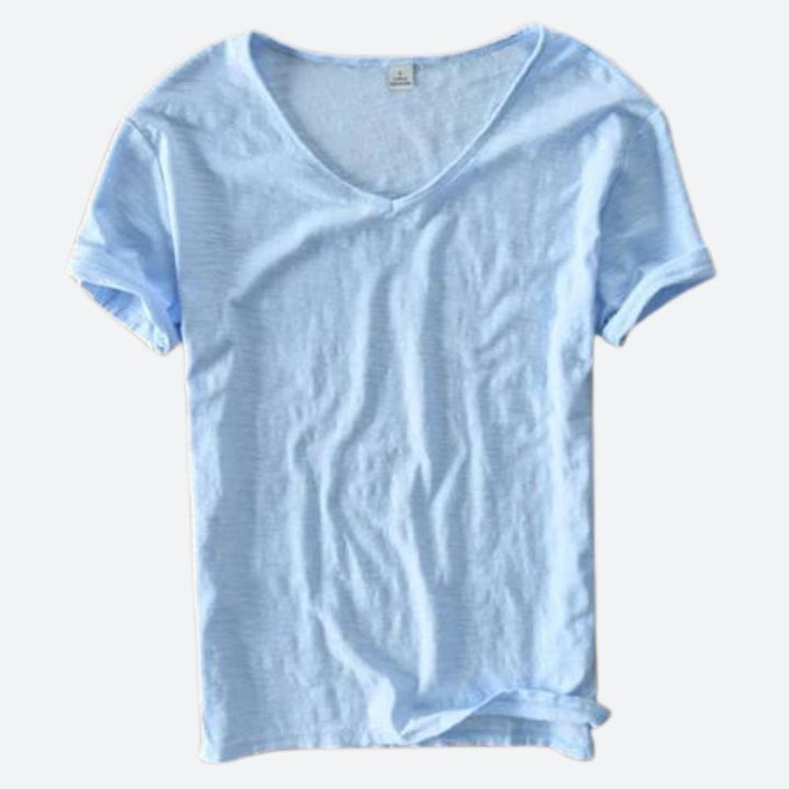 T-shirt d'été rafraîchissant et confortable en coton et lin - Maxx