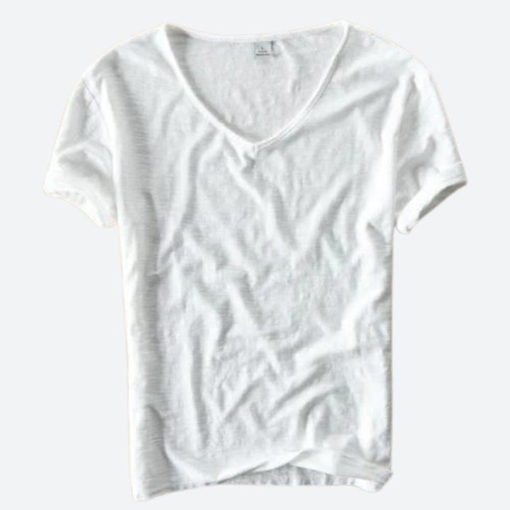T-shirt d'été rafraîchissant et confortable en coton et lin - Maxx