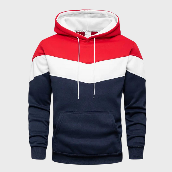Stylischer Herren Hoodie mit verstellbarer Kapuze - Niels Collection