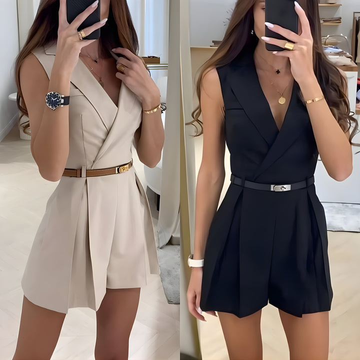 Marie™ - Combinaison femme avec ceinture