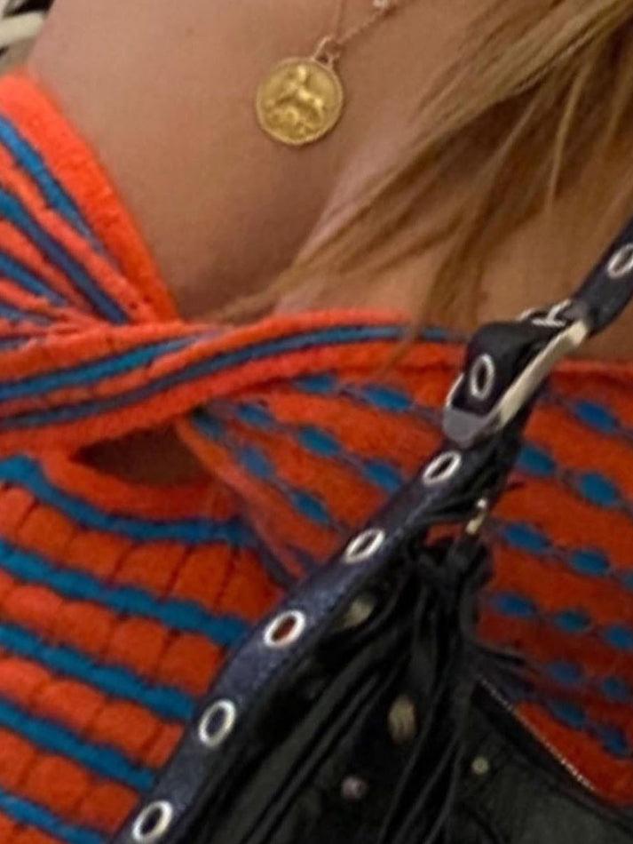 Fenna - Top bandeau court stylé avec twist tendance pour femmes