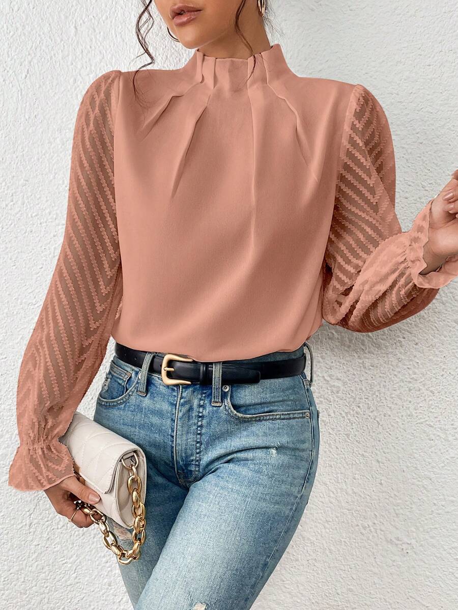 Ashley - Elegante Langarmbluse für Frauen