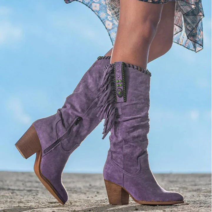 DELILAH - Bottes de cowboy au style bohème chic