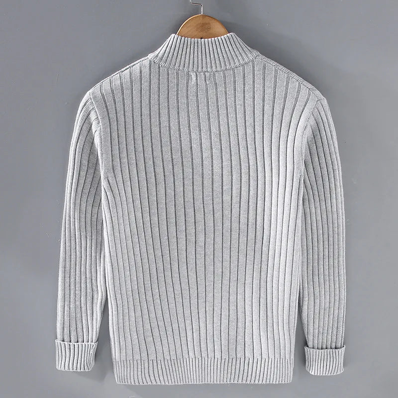 Finn™ - Cardigan homme en coton avec fermeture éclair
