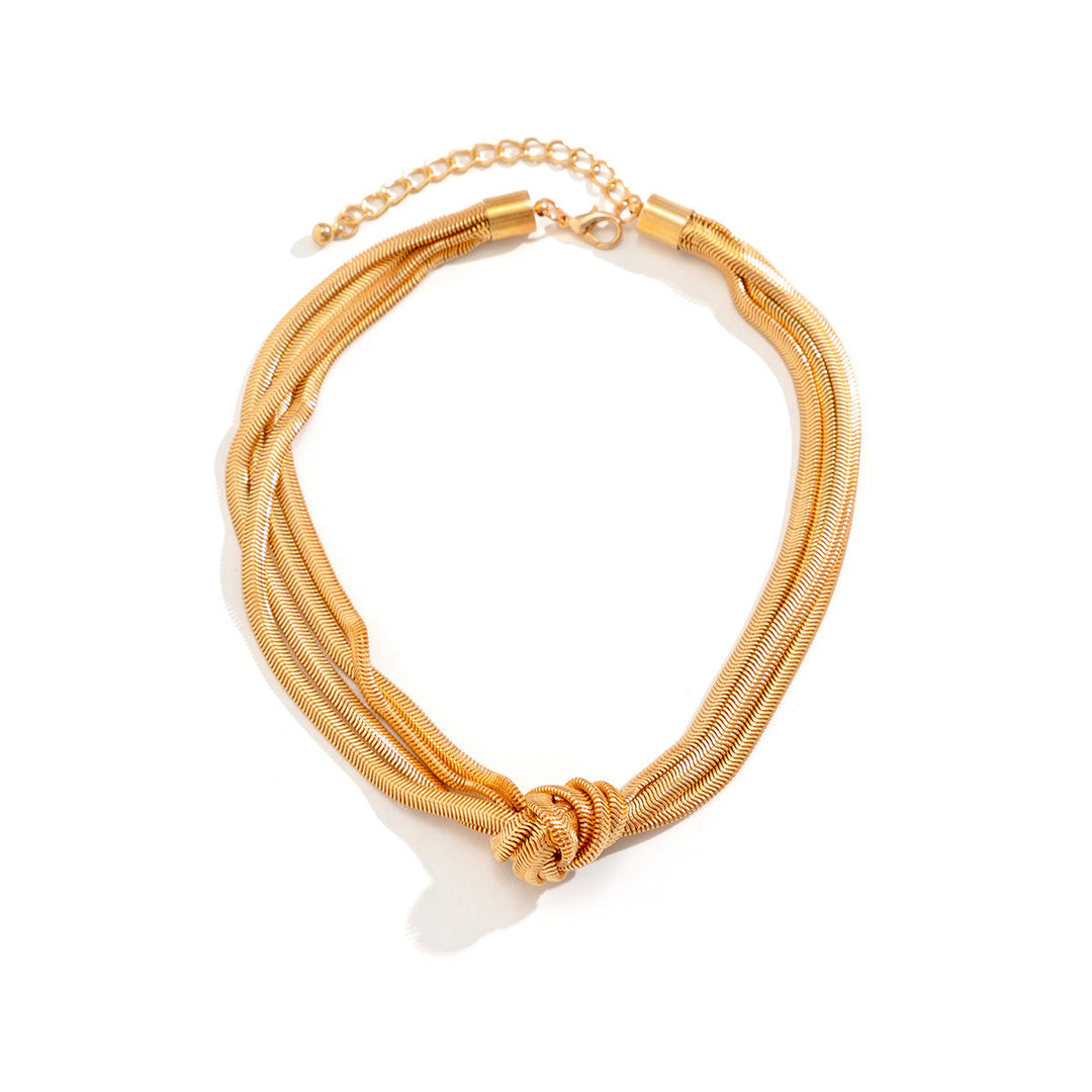 Eliana - Collier à bouton tendance et élégant pour femmes