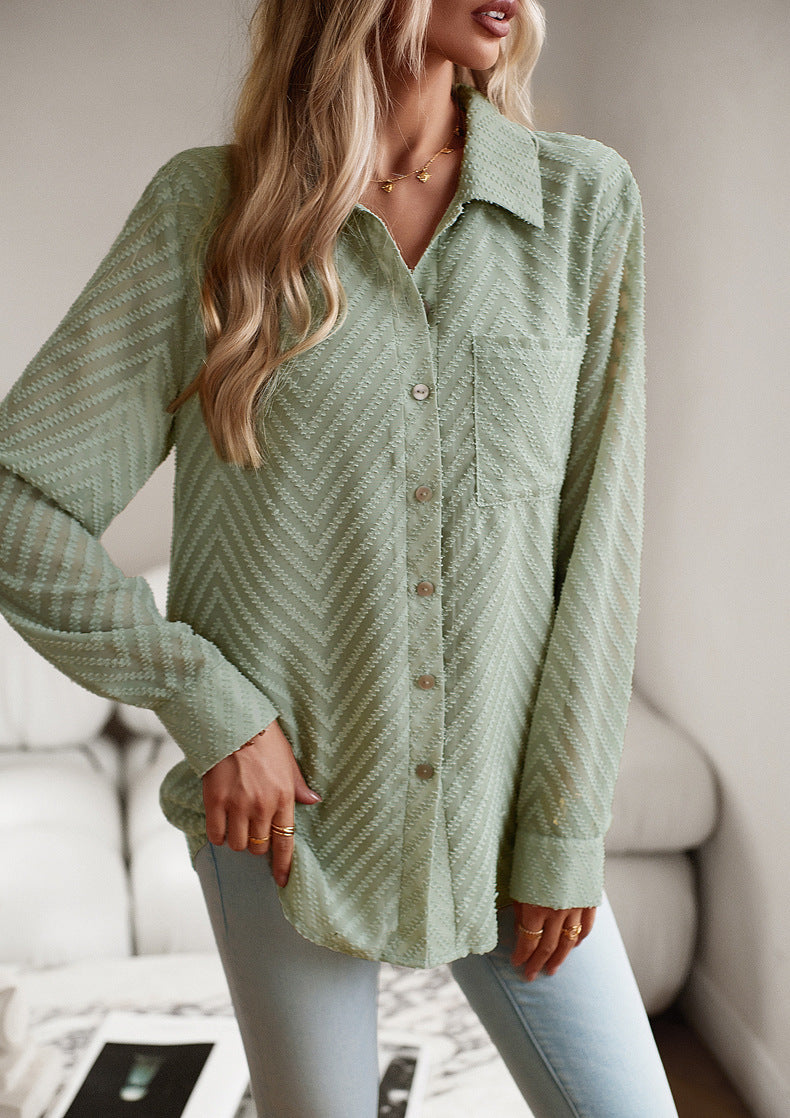 Melanie - Blouse élégante et confortable à motifs pour femmes