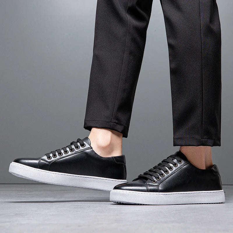 David™ - Baskets en cuir pour homme