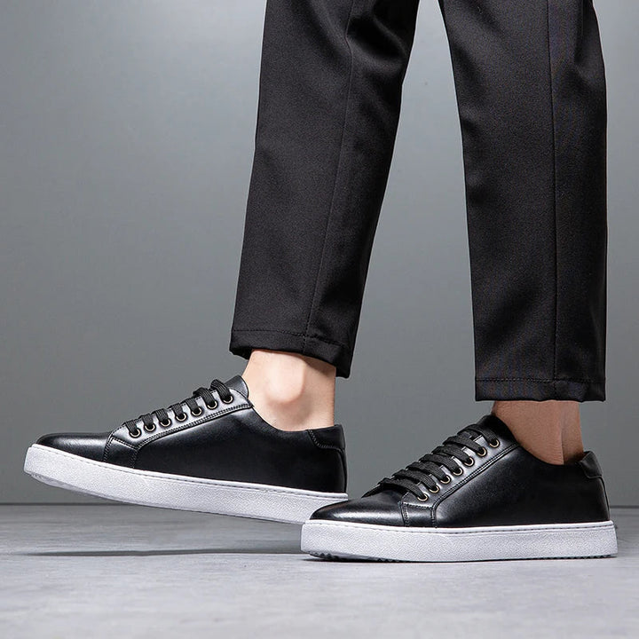 David™ - Baskets en cuir pour homme