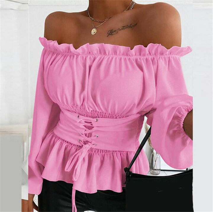 Miriam - Blouse élégante et confortable à épaules dénudées pour femmes