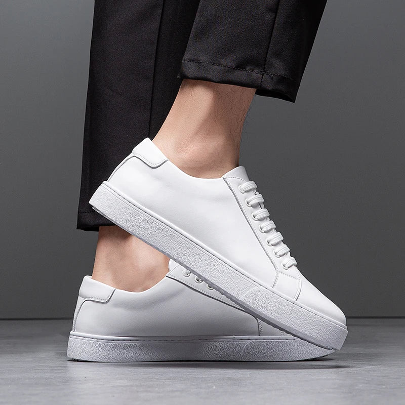 David™ - Baskets en cuir pour homme