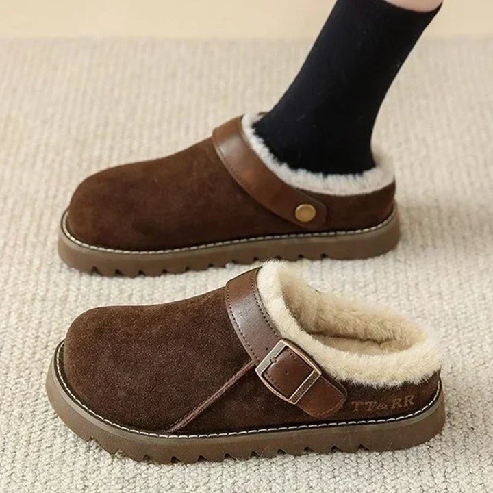 Macie - Elegant padded slippers for women for autumn