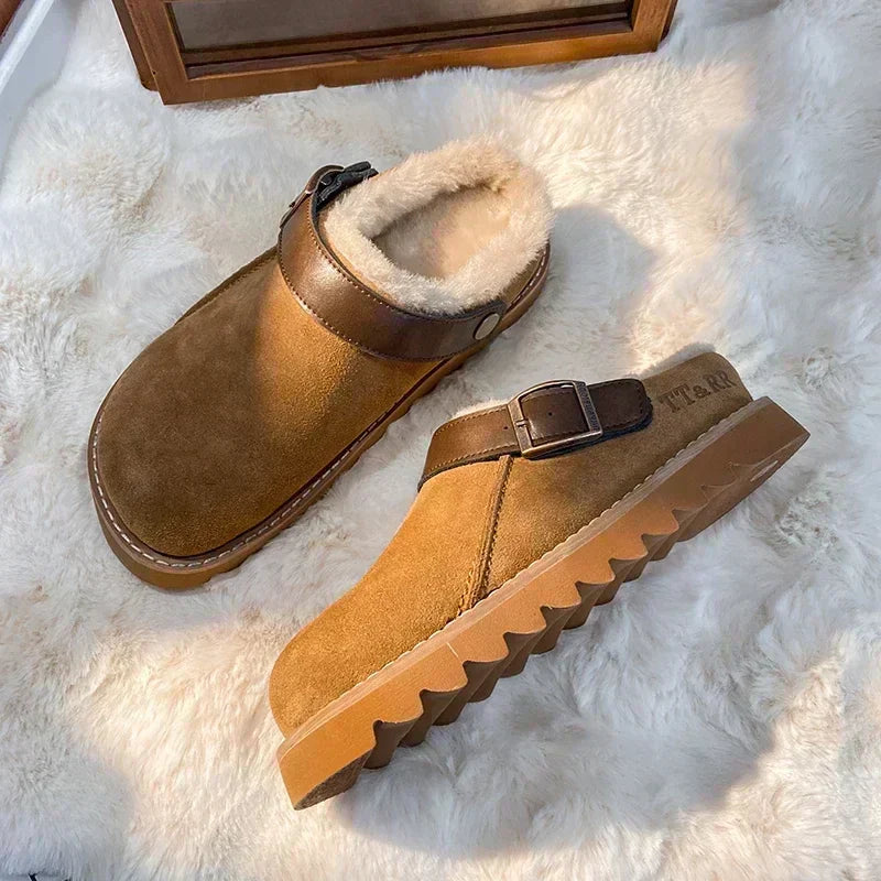Macie - Elegant padded slippers for women for autumn