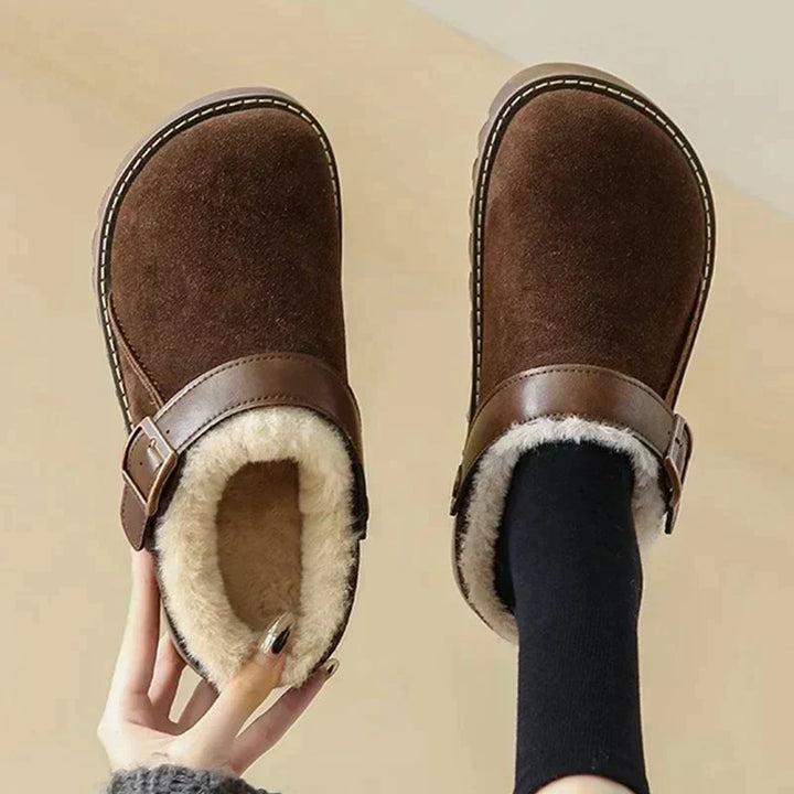 Macie - Elegant padded slippers for women for autumn