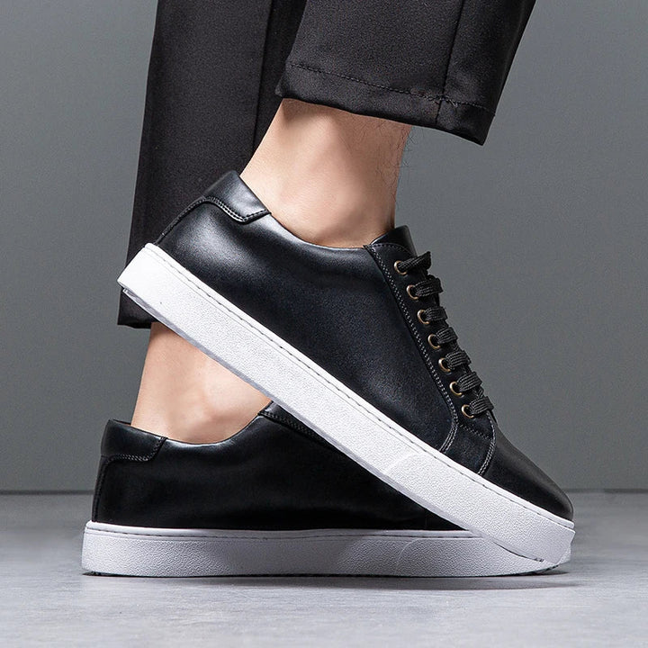 David™ - Baskets en cuir pour homme