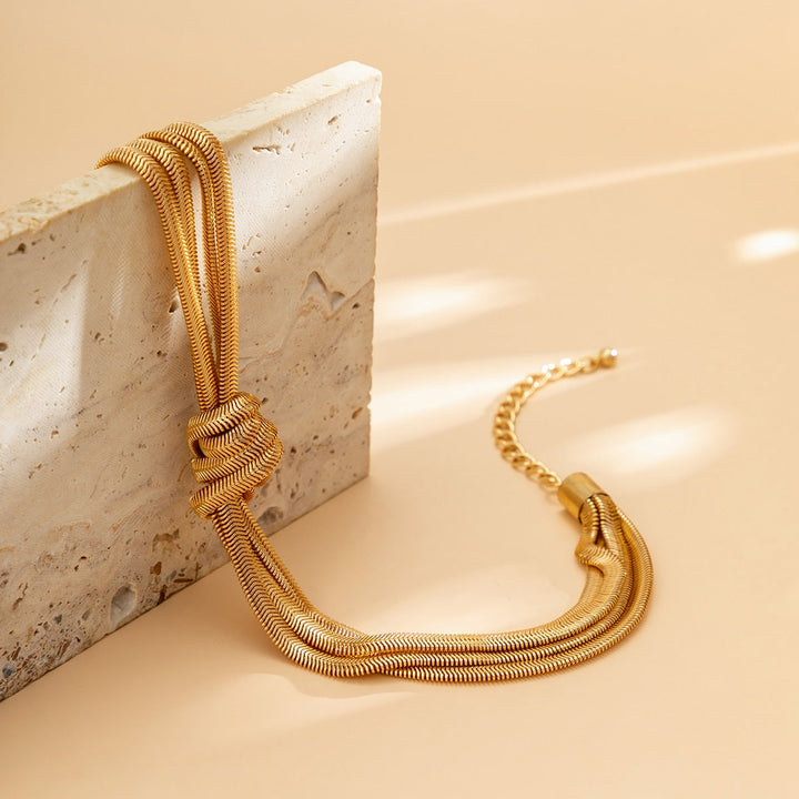 Eliana - Collier à bouton tendance et élégant pour femmes