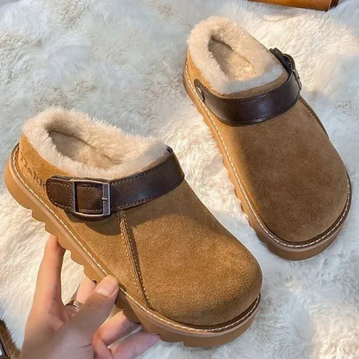 Macie - Elegant padded slippers for women for autumn